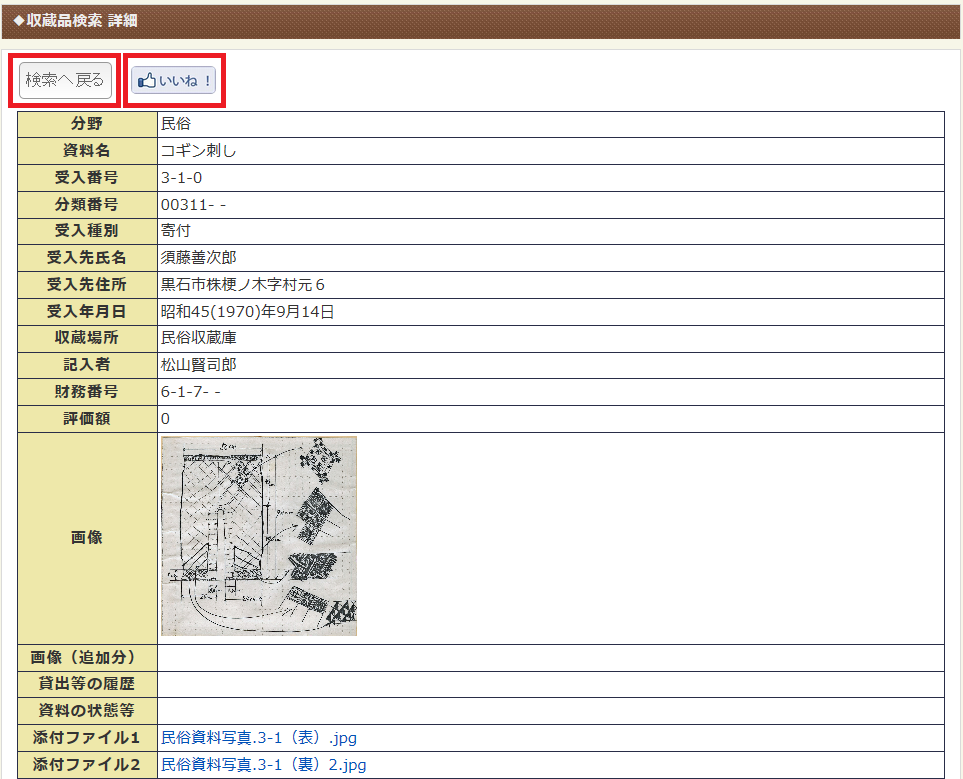 収蔵品詳細情報